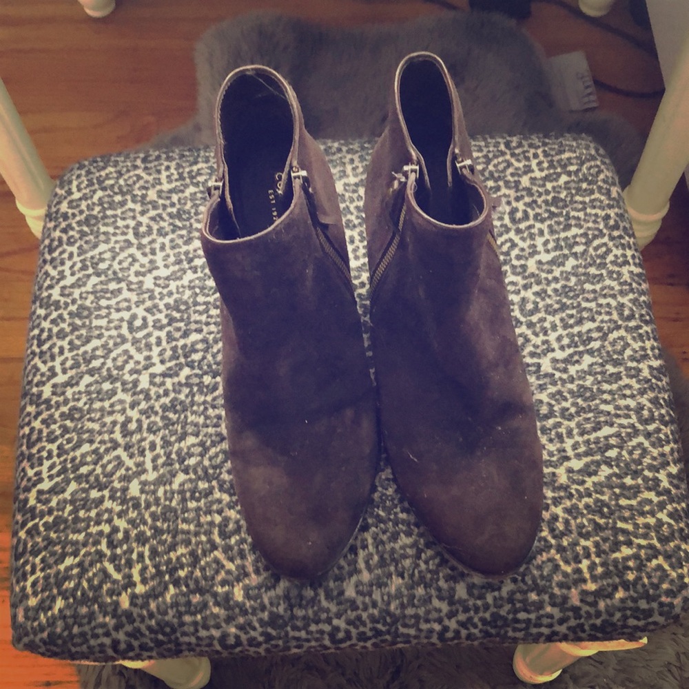 cole haan brown ankle boots size 9